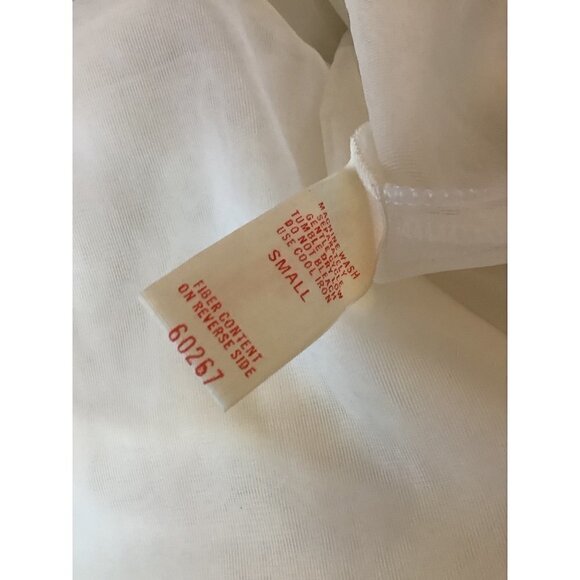 GILEAD 60’s Summer Gown and Robe White with Floral (D) - Picture 5 of 6